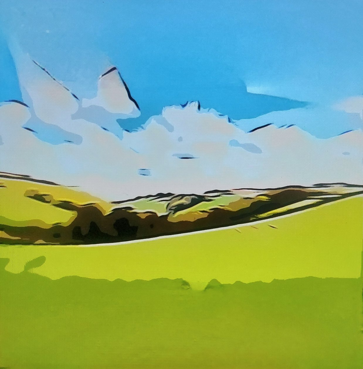 Digital Landscape 23 by M. Vet