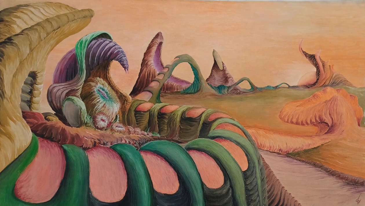 Biomorphic Desert by Gabriel Ungureanu