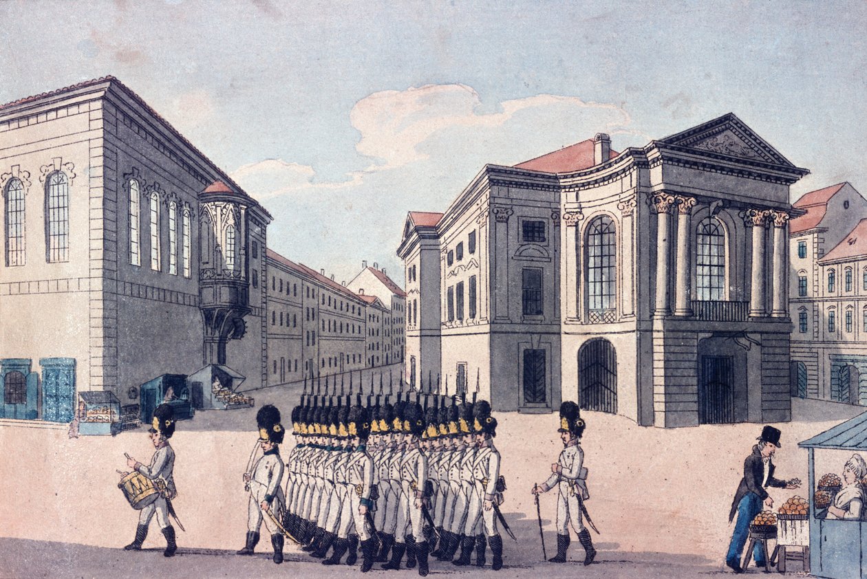 Estates Theatre, Prague by A. and Berka, Johann Gustav
