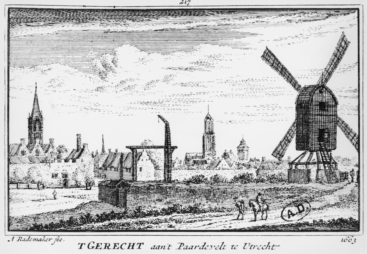 View of Utrecht by A. Rademaker