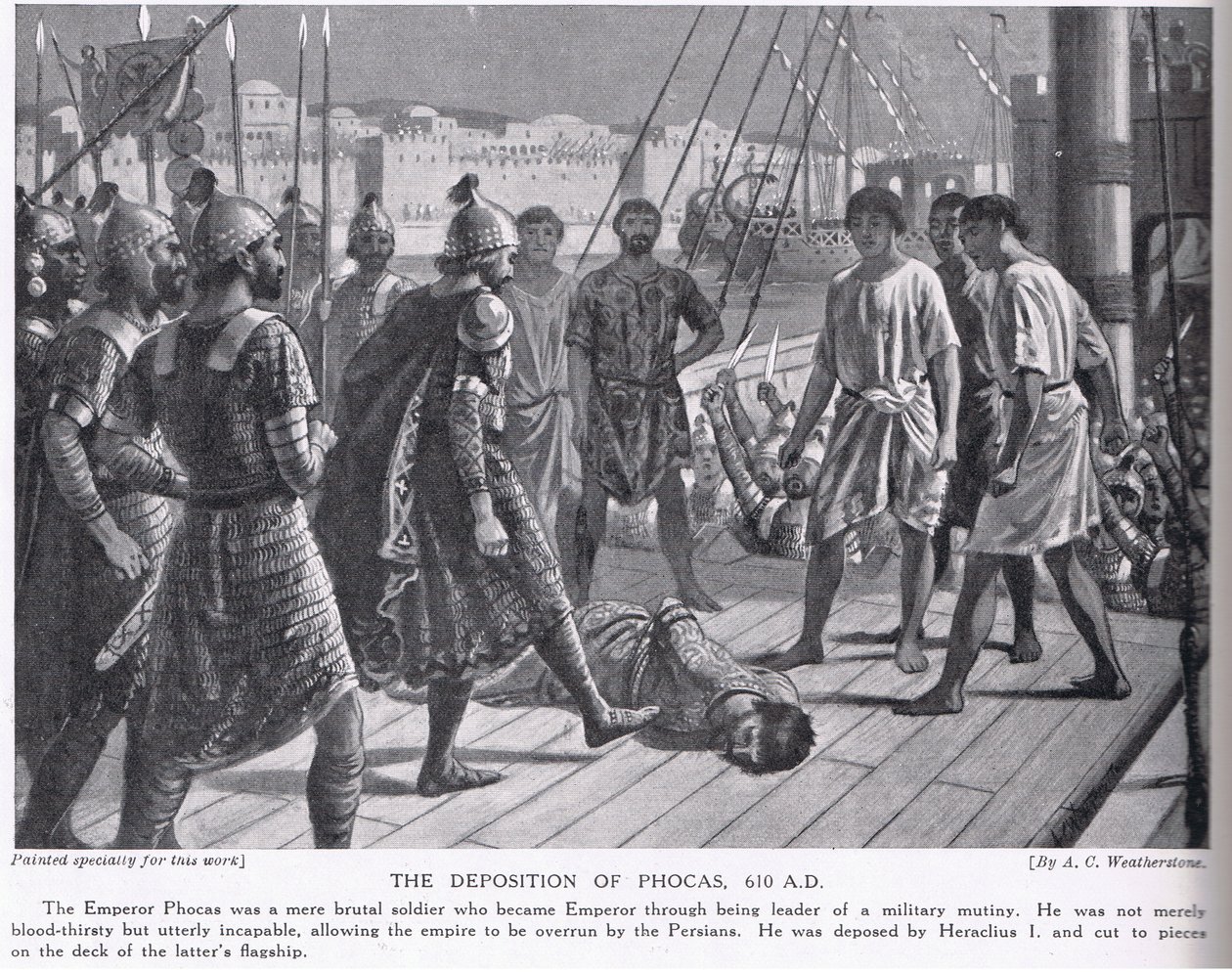 The Deposition of Phocas 610 AD by A.C. Weatherstone