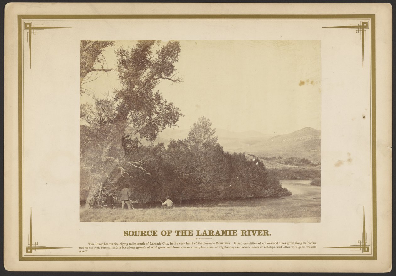 Source of the Laramie River, Wyoming by A.J. Russell