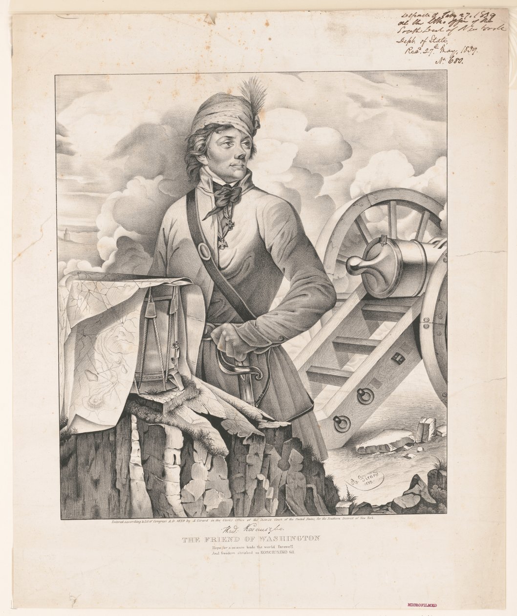 Thaddeus Kosciuszko, the Friend of Washington by A. Girard