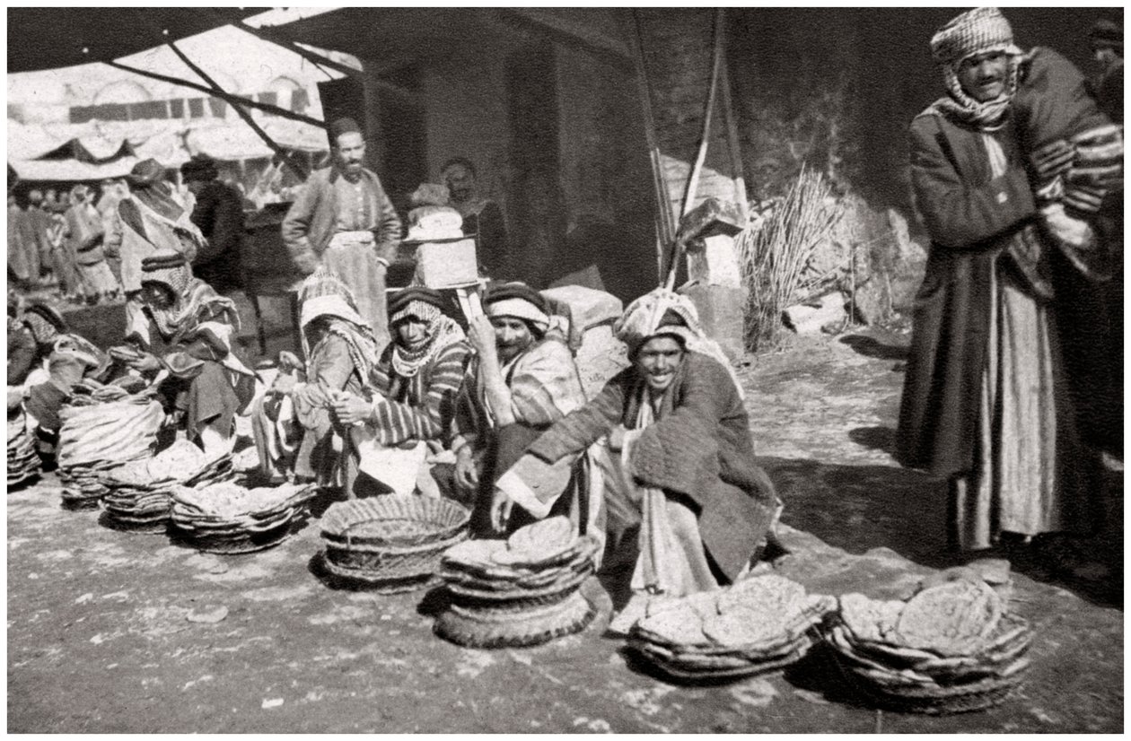 Suq El Khubur, a Native Bread Market, Baghdad, Iraq by A. Kerim