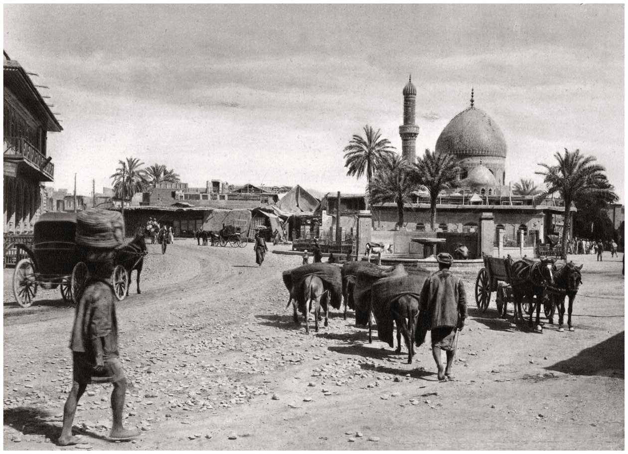 View of a Street from the North Gate, Baghdad, Iraq by A. Kerim