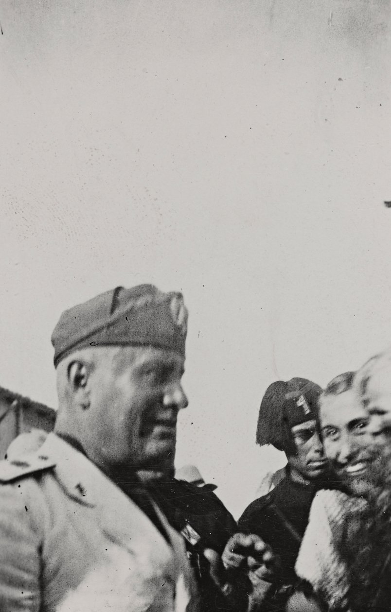 Album "Duce": Benito Mussolini during an official visit in Sicily by A. Scarlata