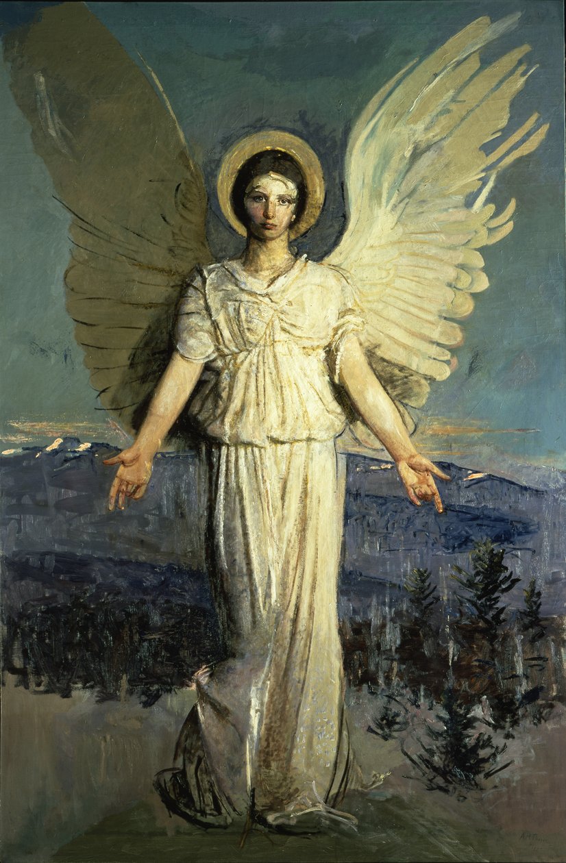 Monadnock Angel by Abbott Handerson Thayer: Fine art print