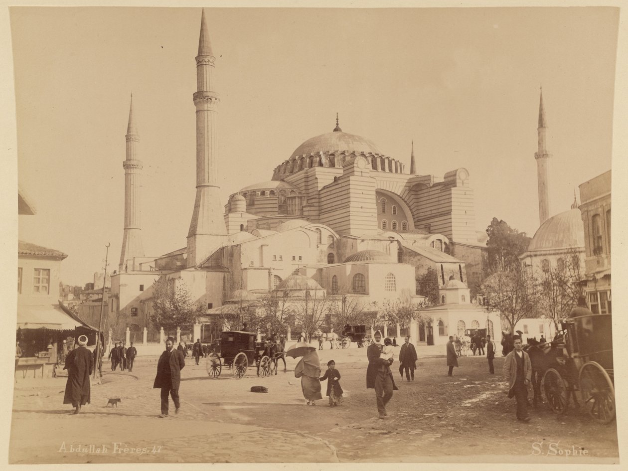 Hagia Sophia by Abdullah Frères