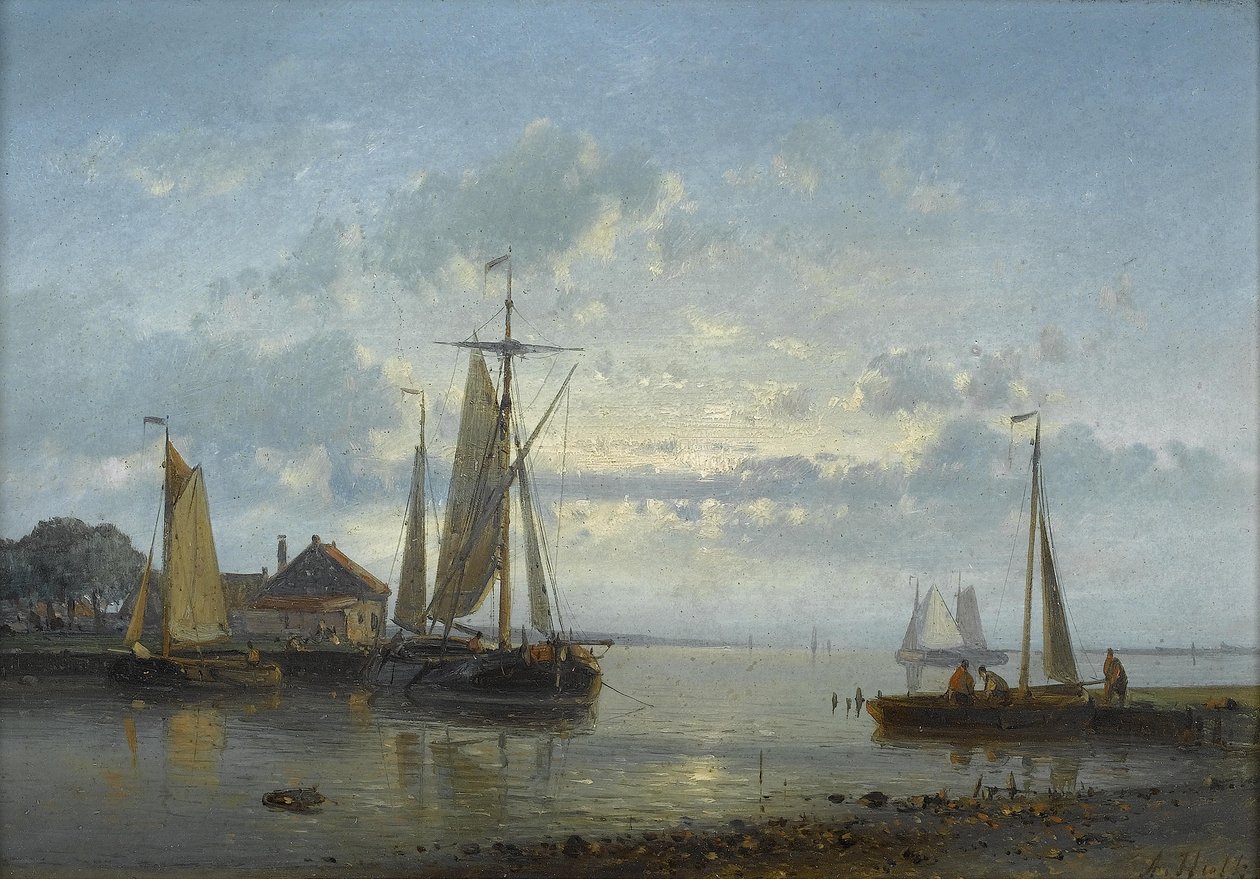 Setting Off for the Fishing Grounds by Abraham Hulk