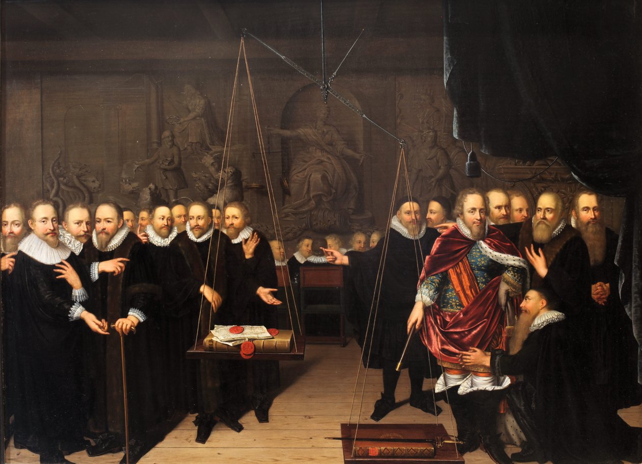 Allegory of the Theological Dispute Between the Arminianists and Their Opponents by Abraham van der Eyk