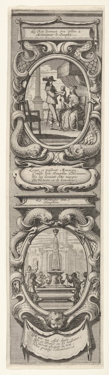 Allegories in Honor of the Birth of the Dauphin by Abraham Bosse