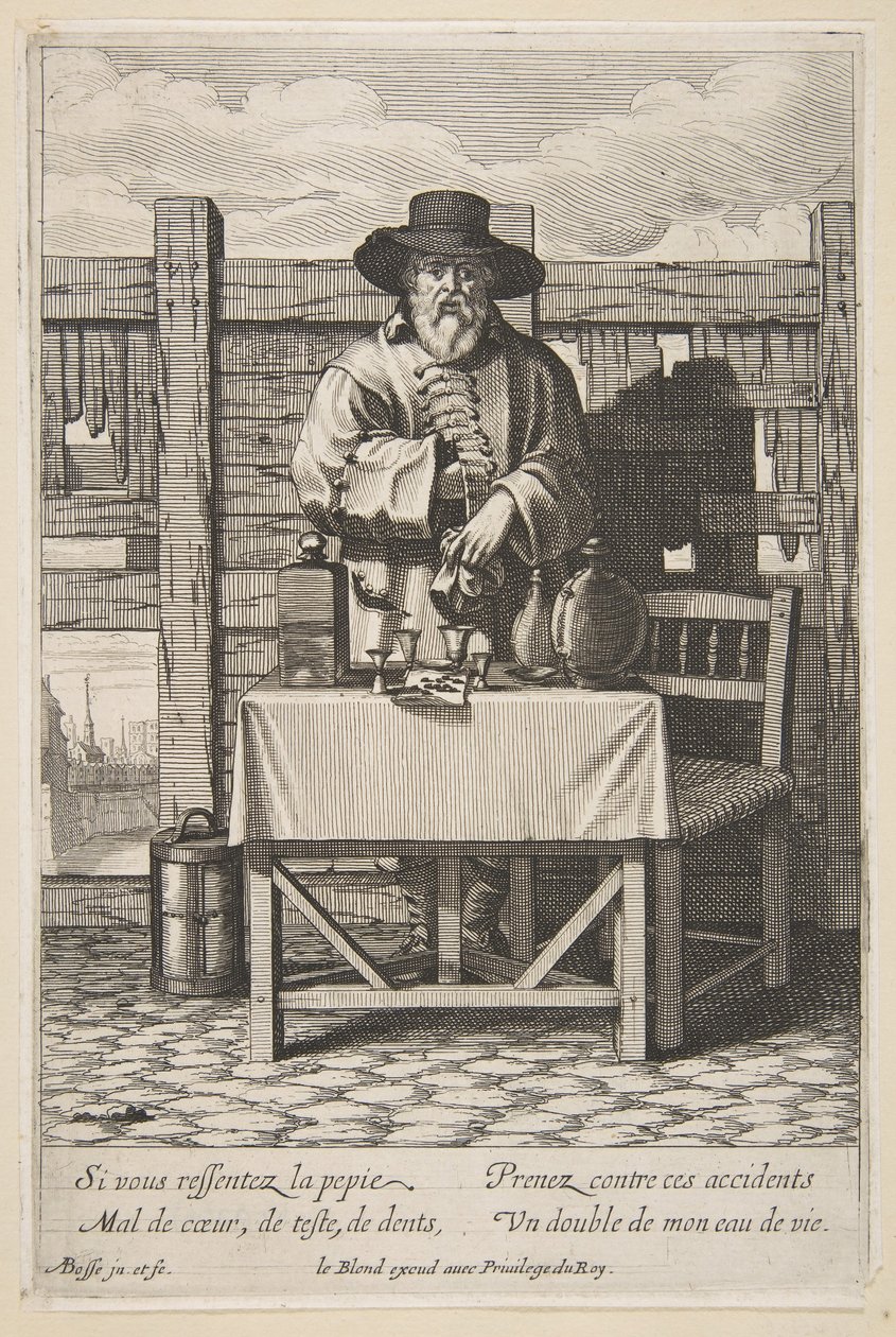 Brandy or Cure Seller by Abraham Bosse