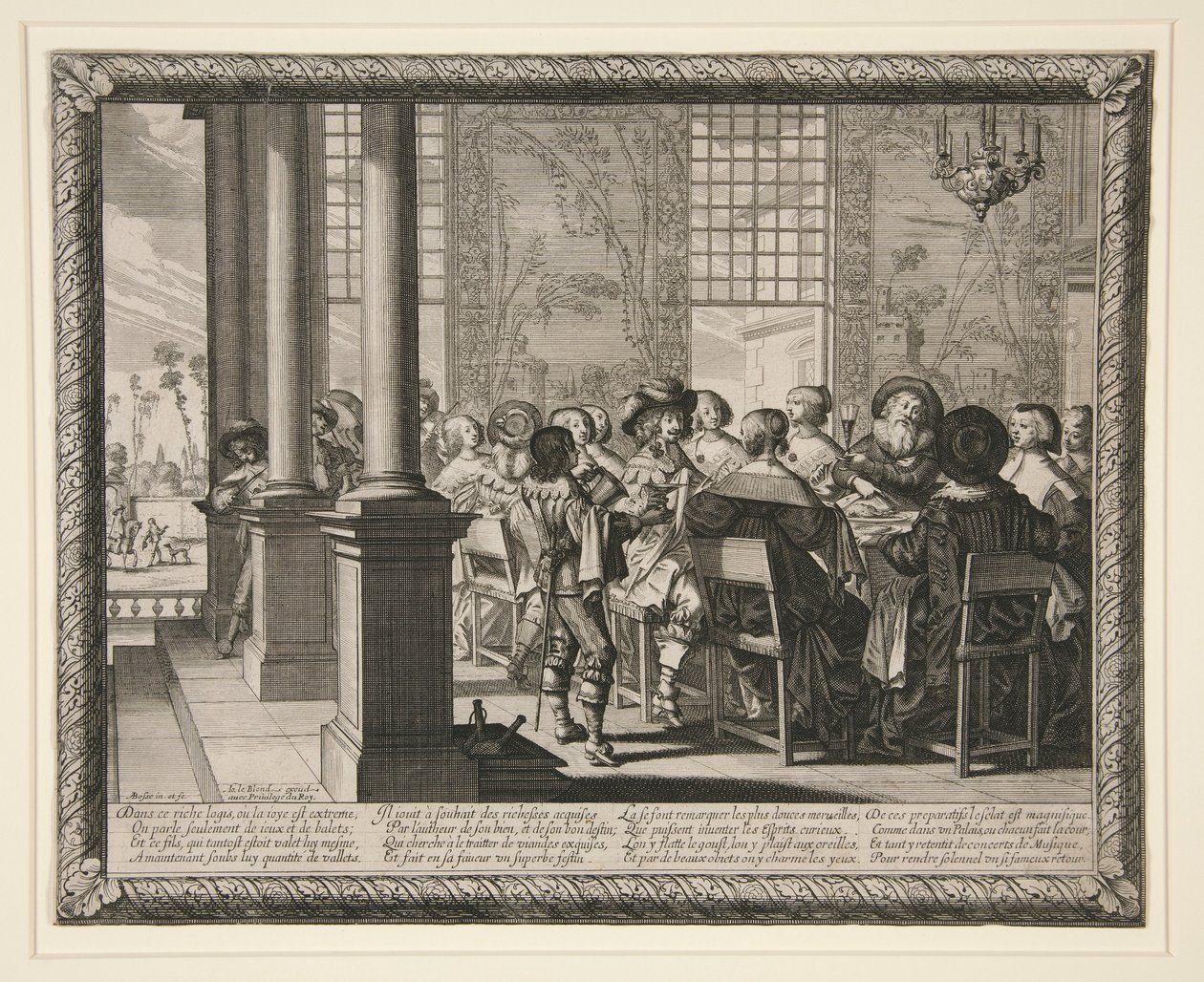 Feast in Honor of the Prodigal Son by Abraham Bosse