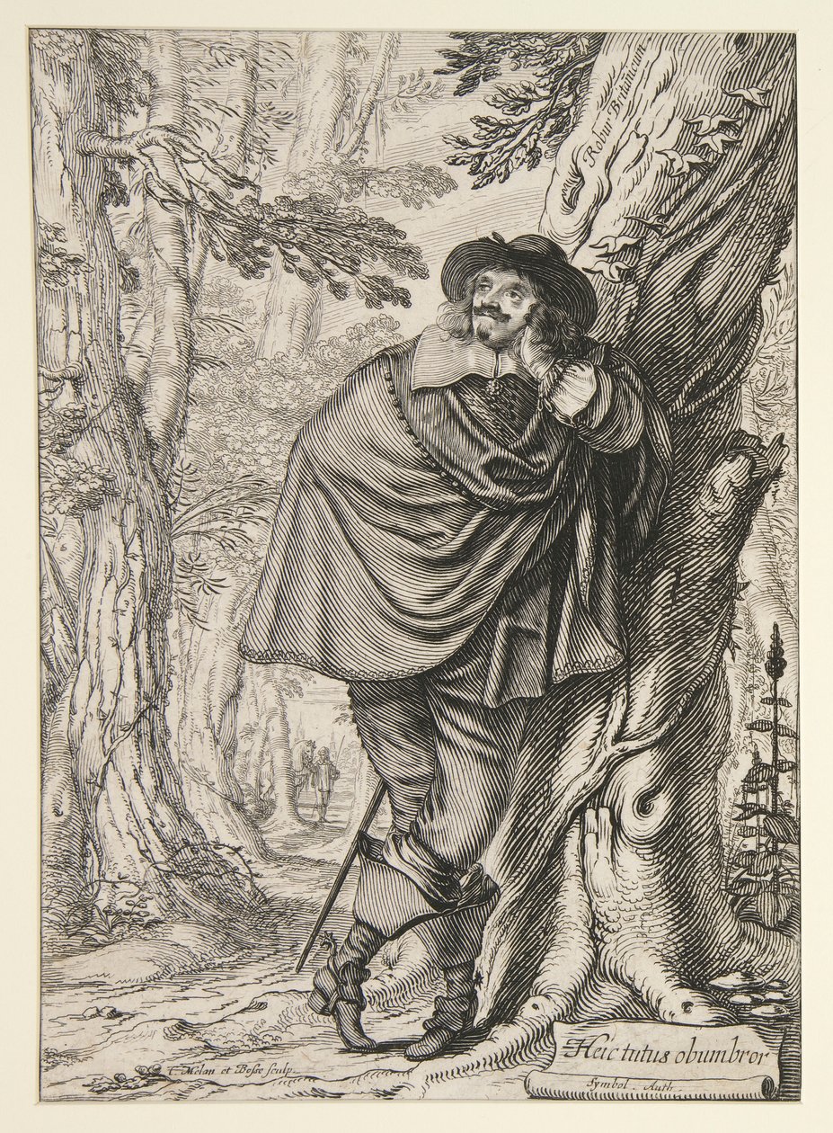James Howell, Frontispiece to His Dendrologie ou le Forest de Dordonne by Abraham Bosse