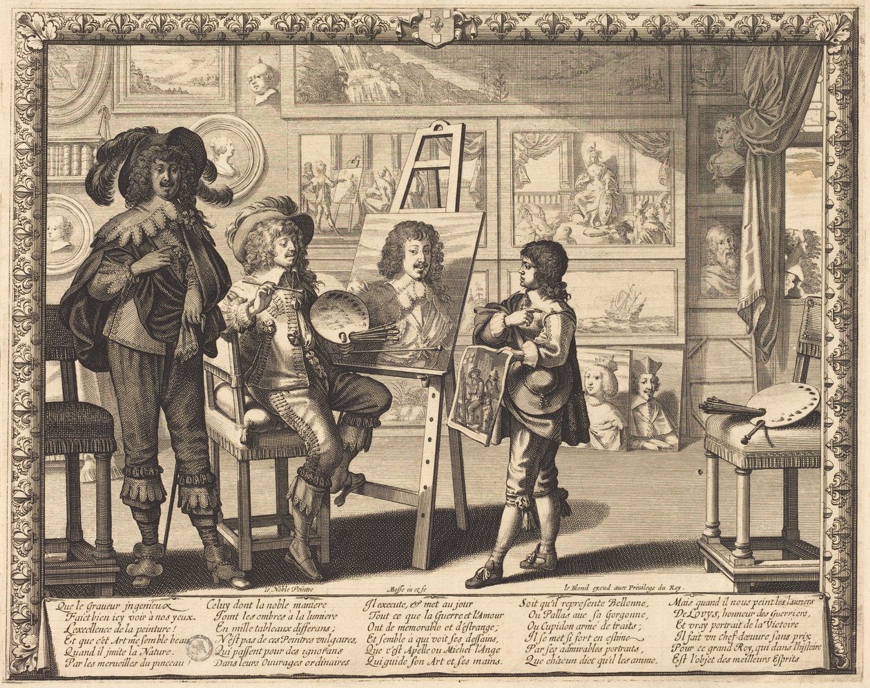 The Noble Painter by Abraham Bosse
