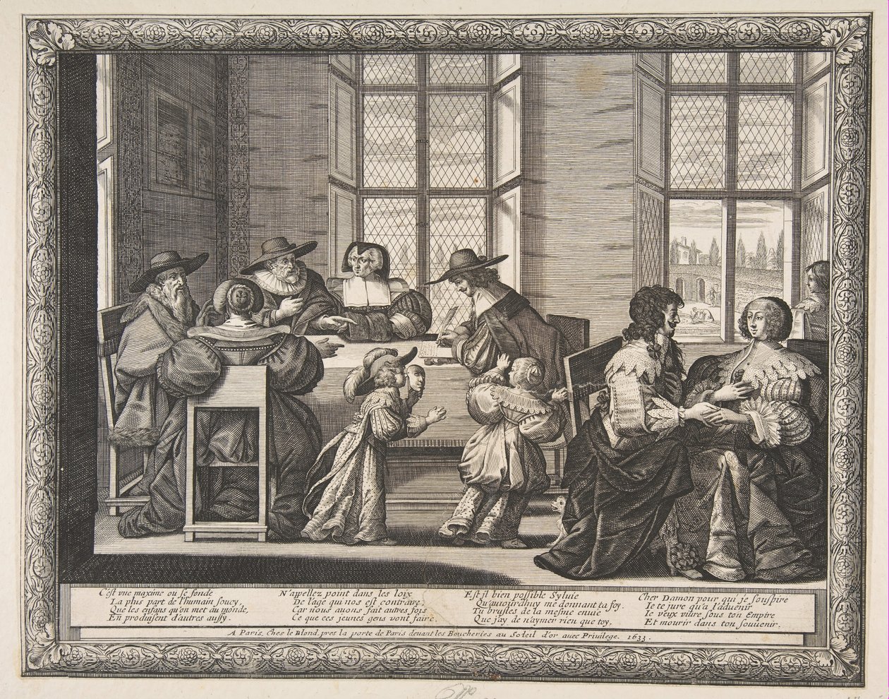 The Marriage Contract by Abraham Bosse