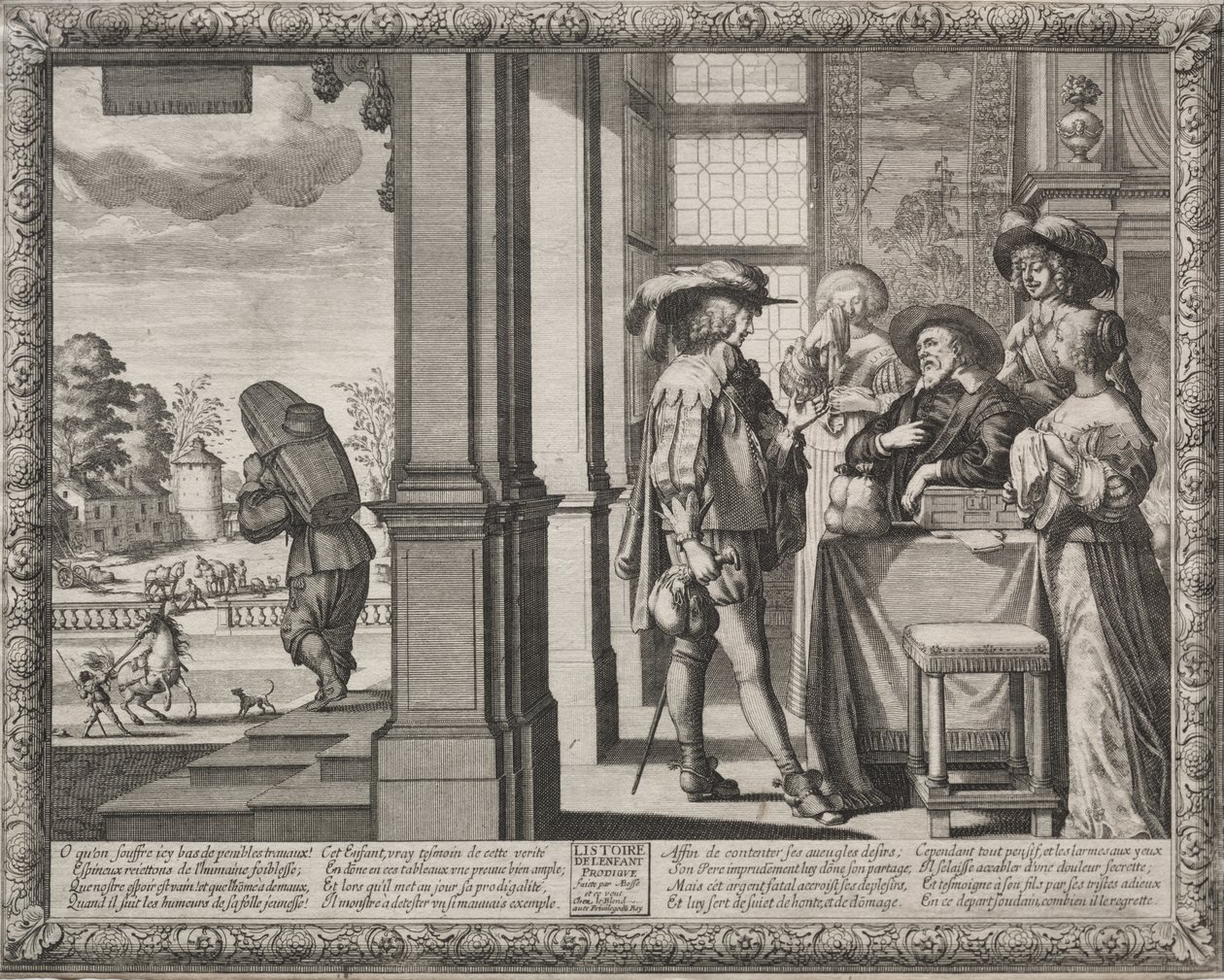 The Prodigal Son by Abraham Bosse