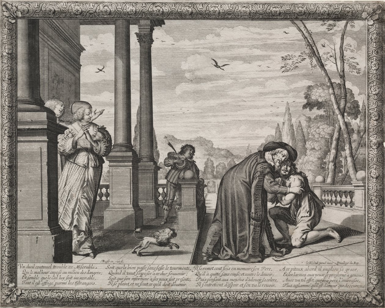 The Prodigal Son: The Return of the Prodigal by Abraham Bosse