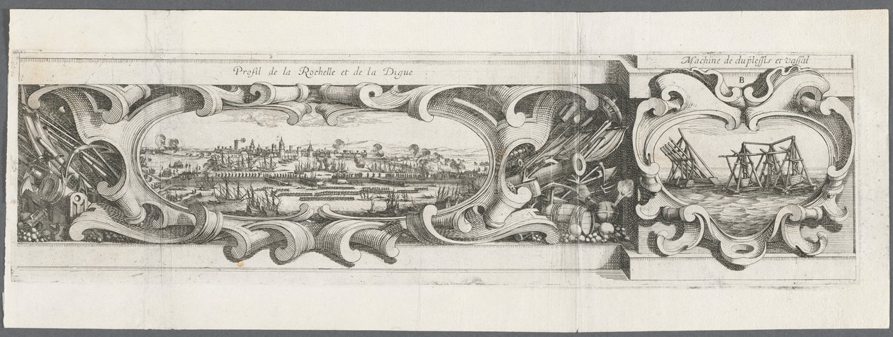 The Siege of La Rochelle: Plate 16 by Abraham Bosse