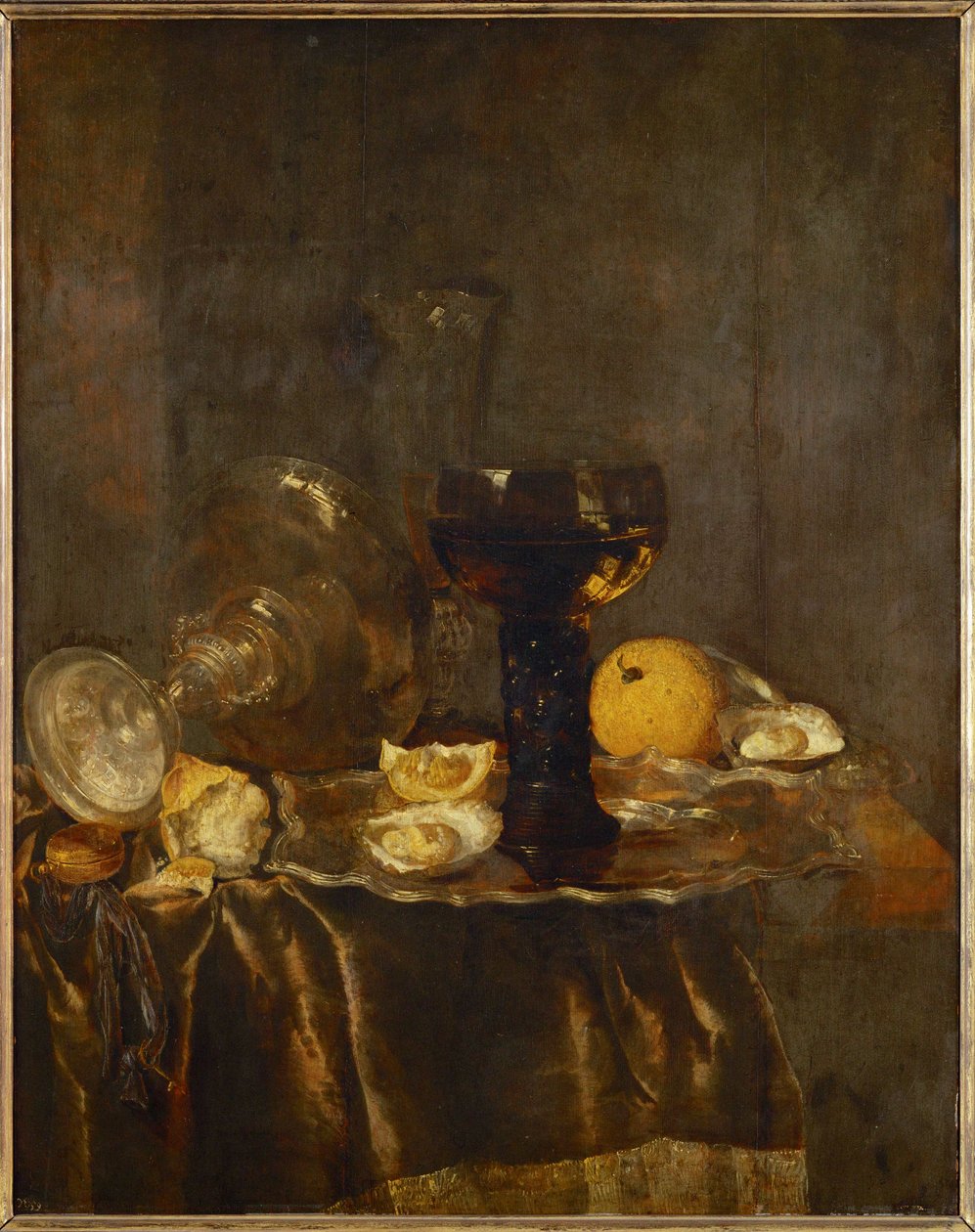Breakfast Still-Life by Abraham Hendricksz van Beyeren
