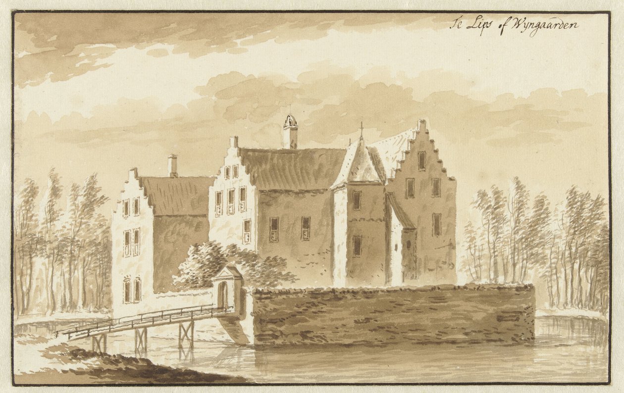 View of Castle Te Lips or Vineyards by Abraham Rademaker