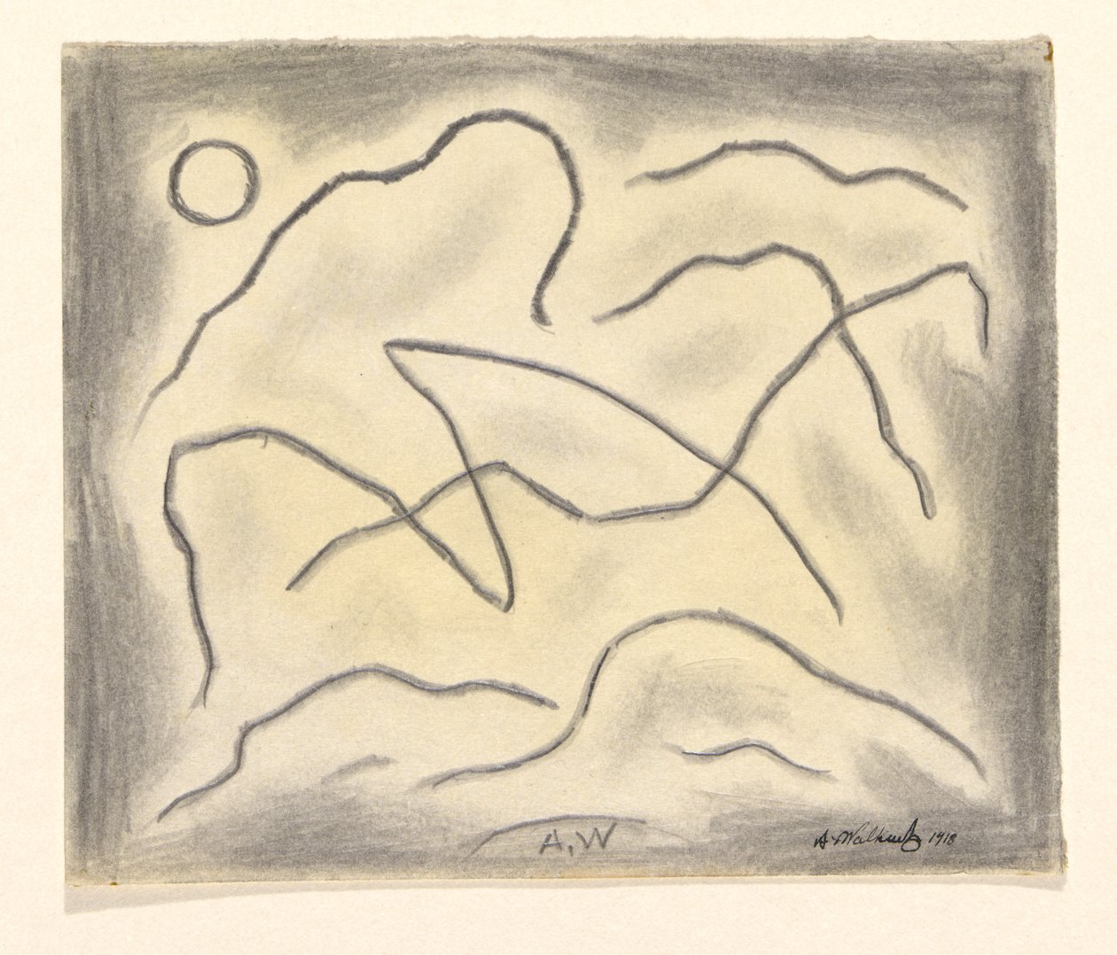 Rhythmic Lines: Dance Abstraction by Abraham Walkowitz