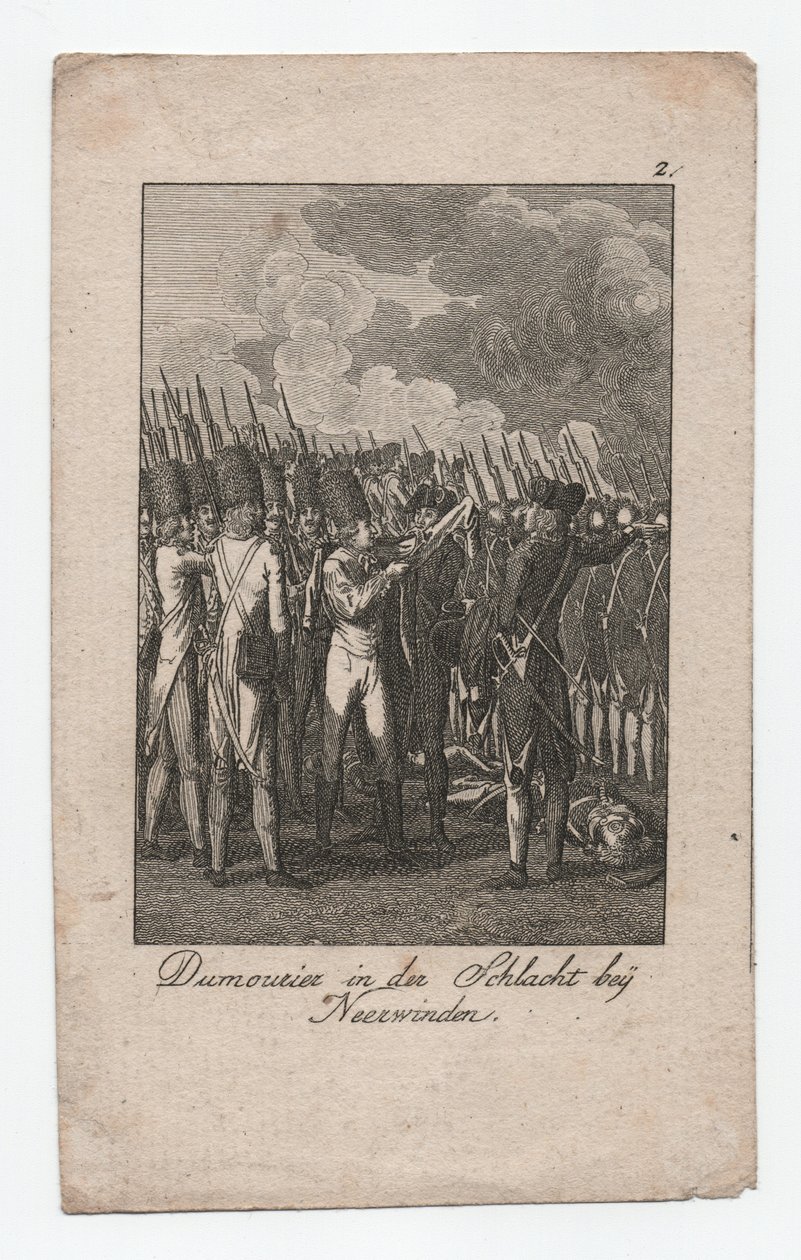 Dumouriez in the Battle of Neerwinden by Abraham Wolfgang Küffner