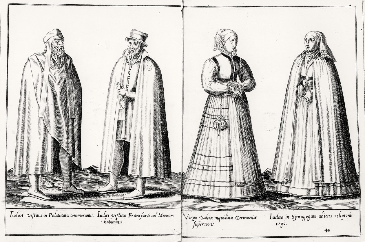 Sixteenth century Jewish clothing from 