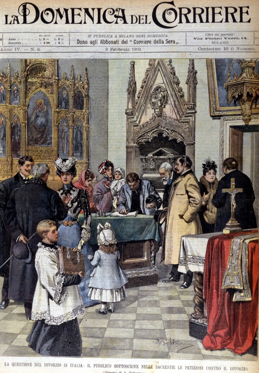 The problem of divorce in Italy: the population signs petitions against ...