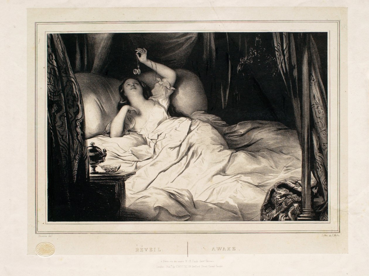 Awake by Achille Devéria
