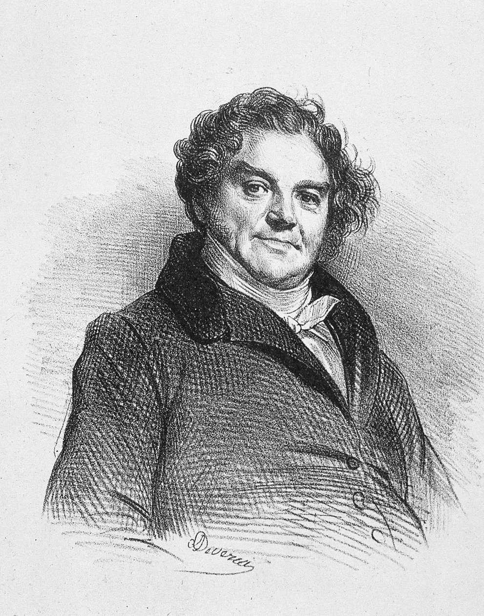 Portrait of Vidocq by Achille Devéria by Achille Devéria