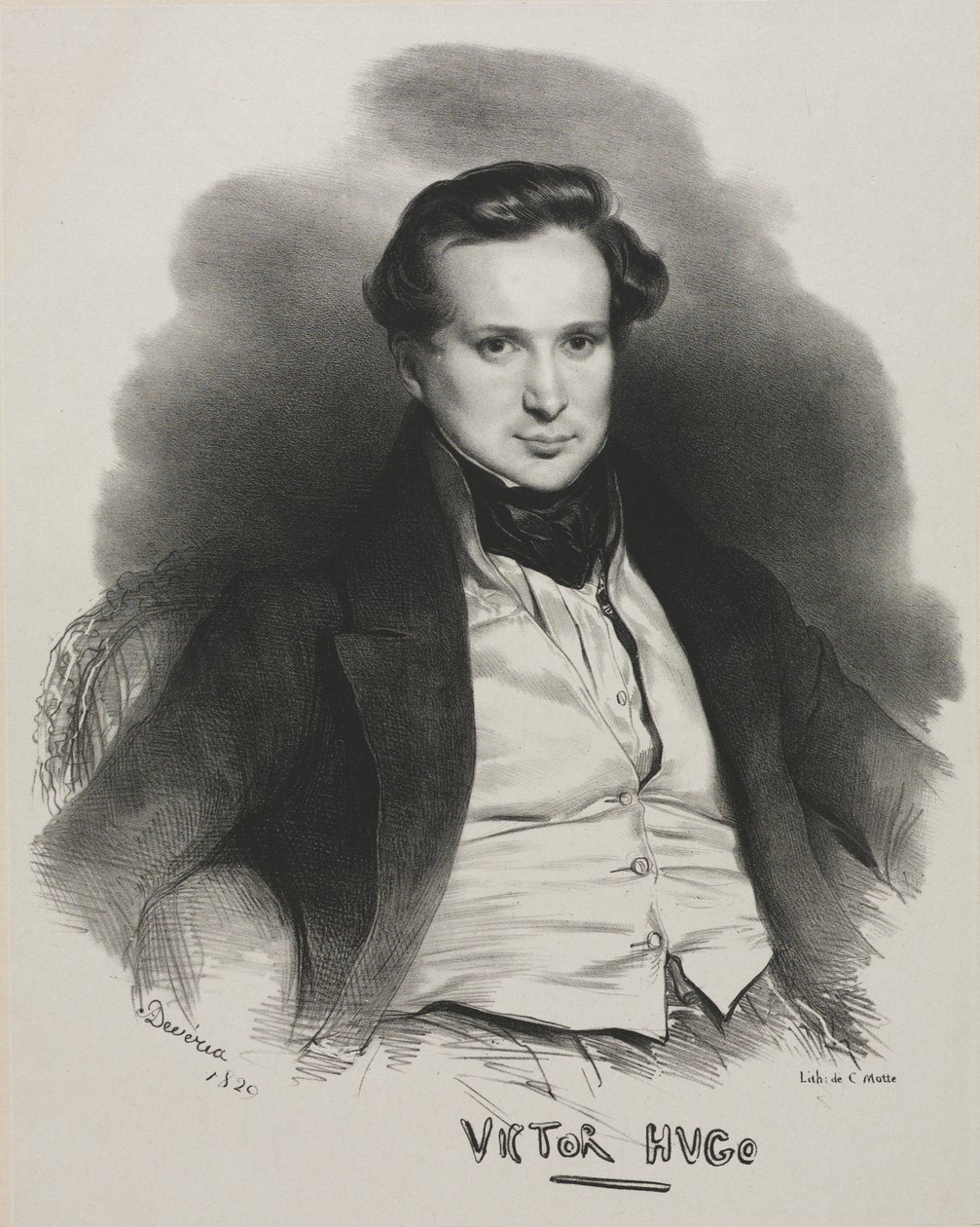 Victor Hugo by Achille Devéria