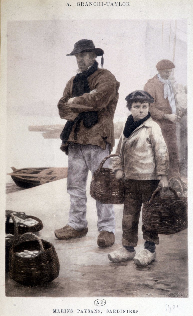 Sardinian peasant sailors by Granchi-Taylor by Achille Granchi Taylor