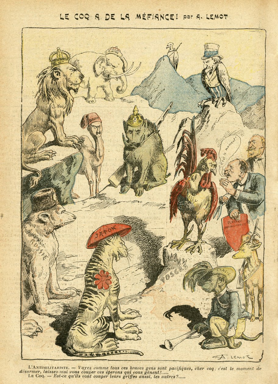Illustration in Le Pelerin by Achille Lemot