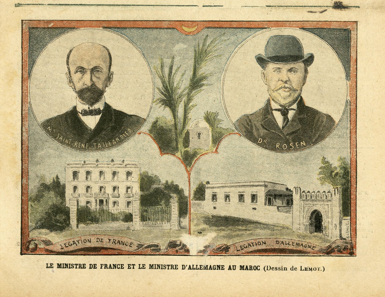 Illustration in Le Pelerin by Achille Lemot
