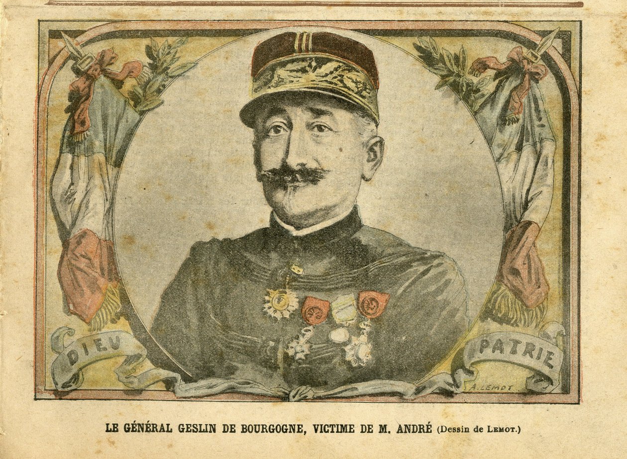 General Geslin of Burgundy, Victim of Mr. Andre by Achille Lemot