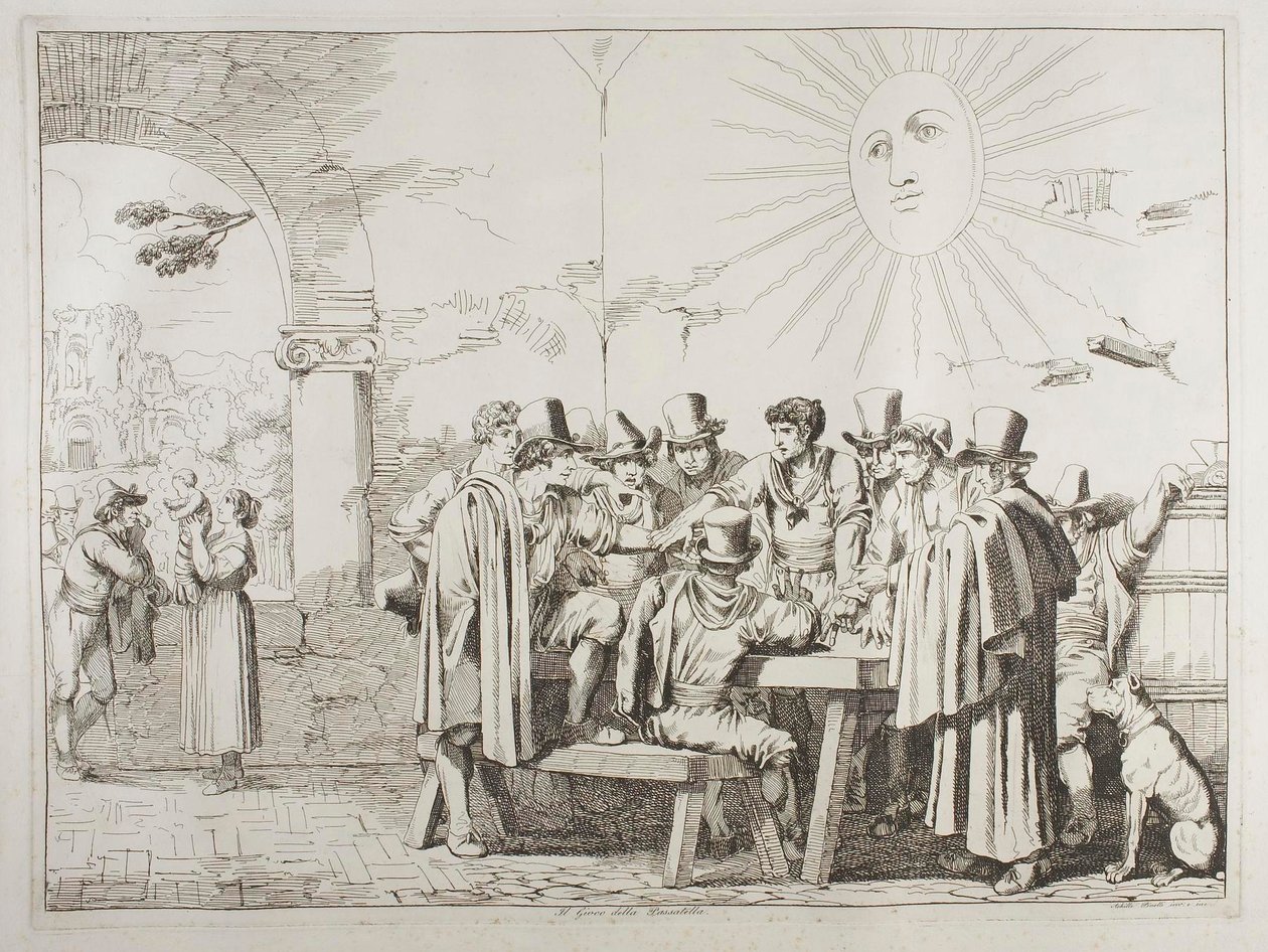 The Pasatella Game by Achille Pinelli