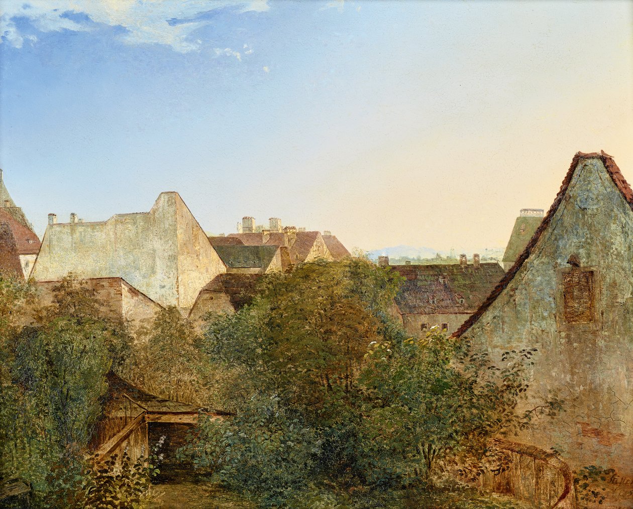 View over Viennese Suburban Houses (Beatrixgasse)