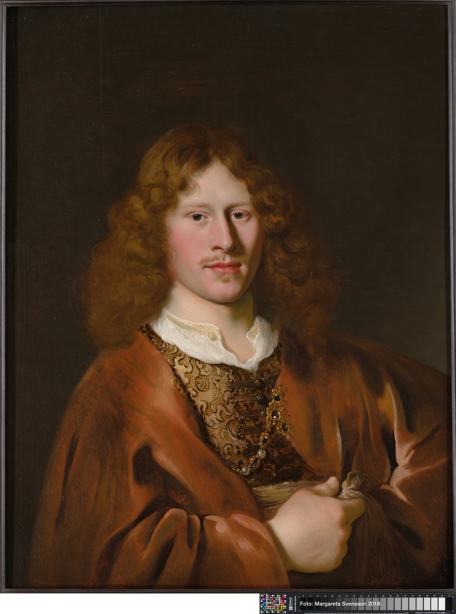 Portrait of a Man in Fantasy Dress, probably Hendrick Hooft by Adam Camerarius