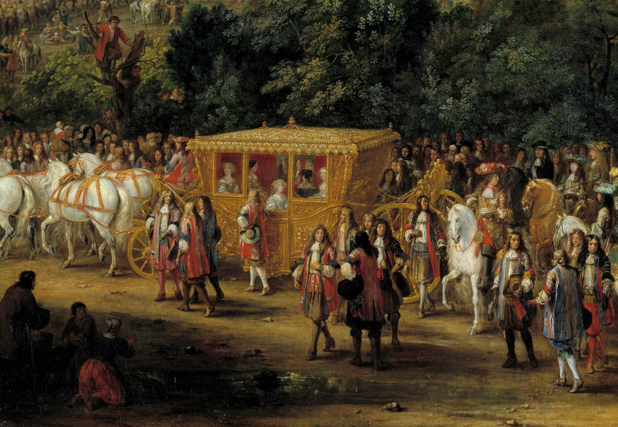 Shorts and cortege (detail) by Adam Frans van der Meulen