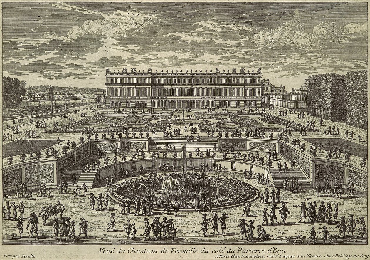 View of Versailles, Garden Facade by Adam Perelle