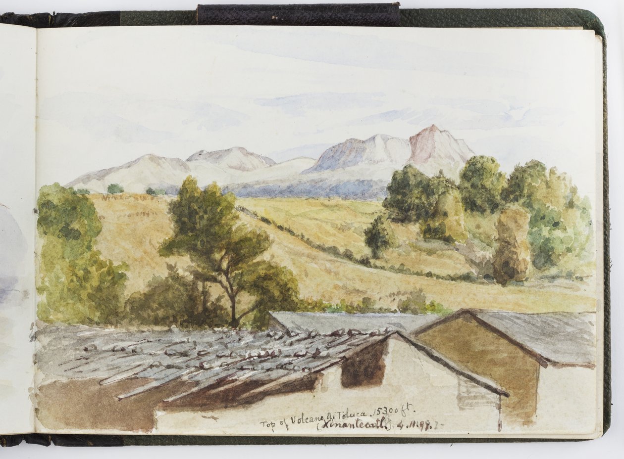 Sketchbook of watercolours, Drawings and Notes, Mexico, 1896-1898 by Adela Breton