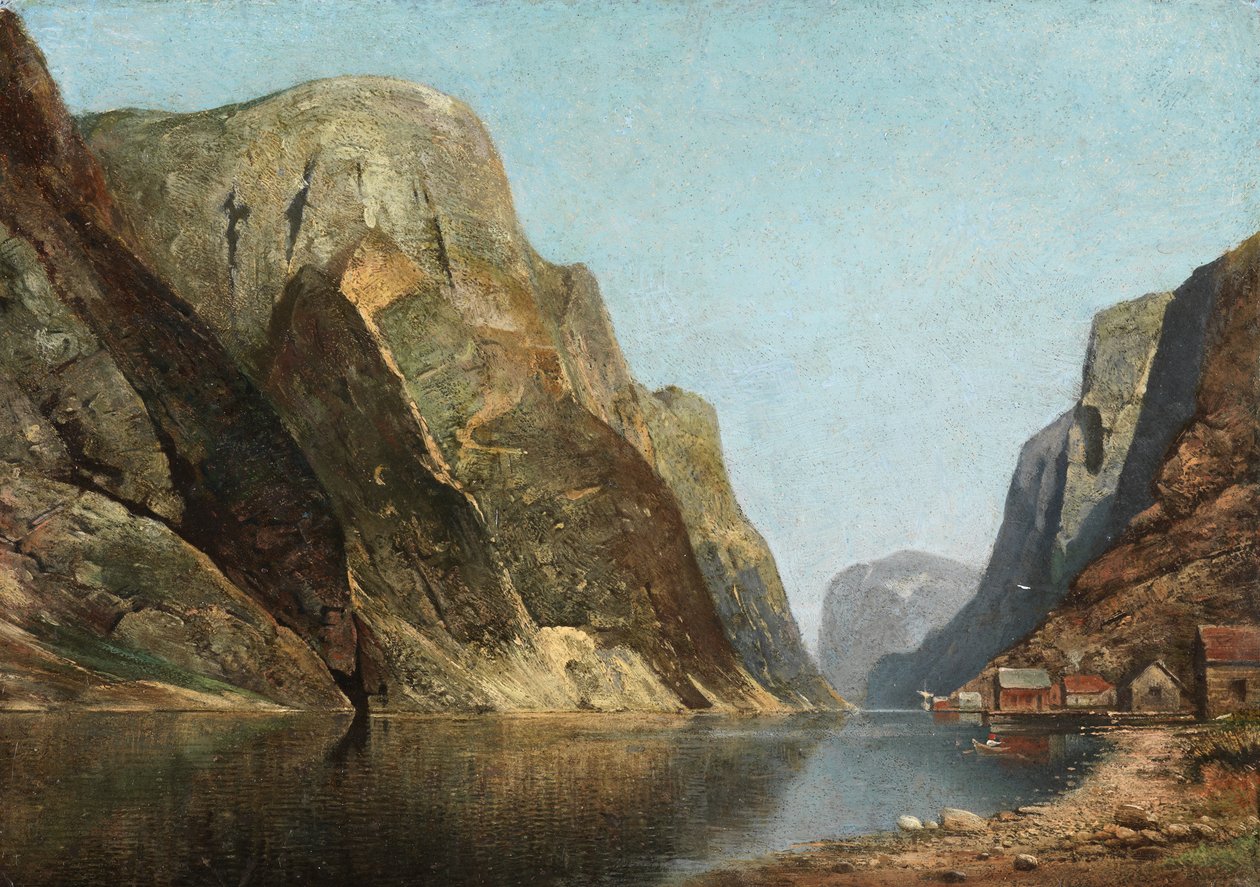 Sogne Fjord, Norway by Adelsteen Normann