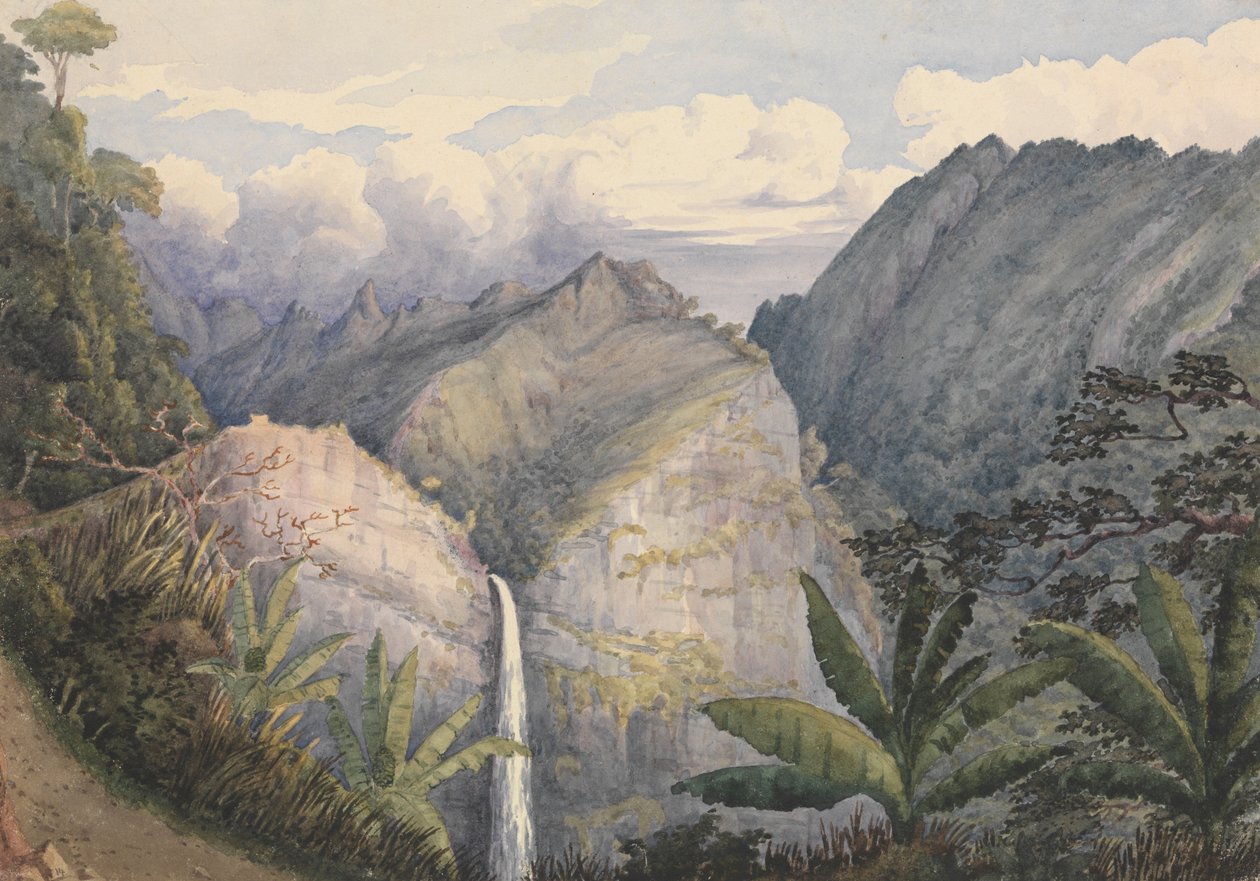 Fautaua, Tahiti, August 25th 1849 [Society Islands] by Admiral Sir Edward Gennys Fanshawe