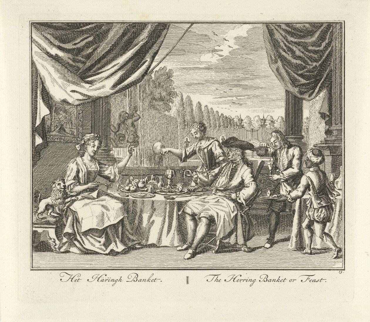 Herring Banquet by Adolf van der Laan