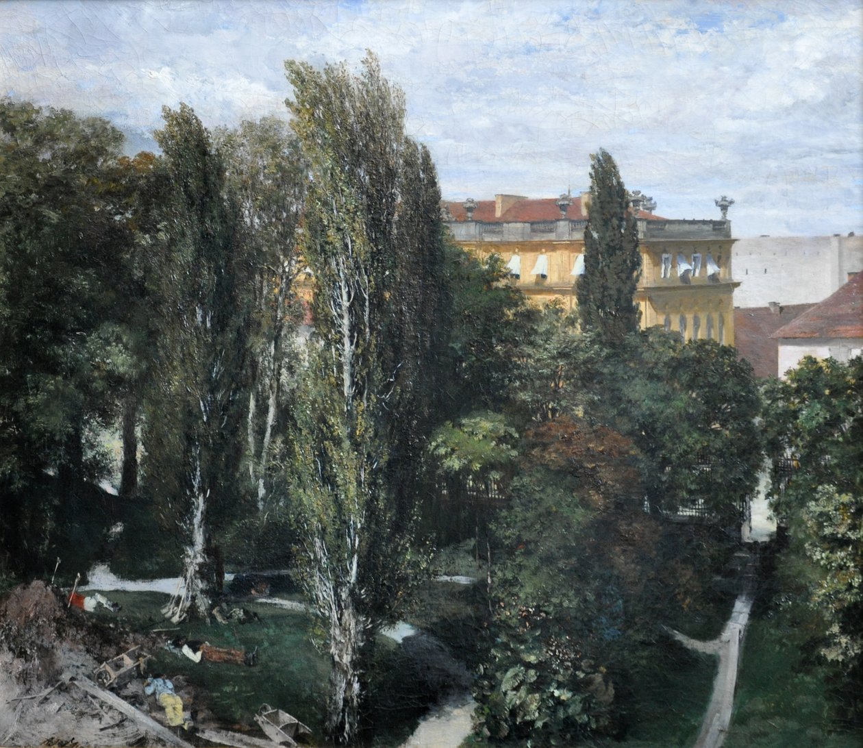 View of the Park of Prince Albrecht by Adolph Menzel