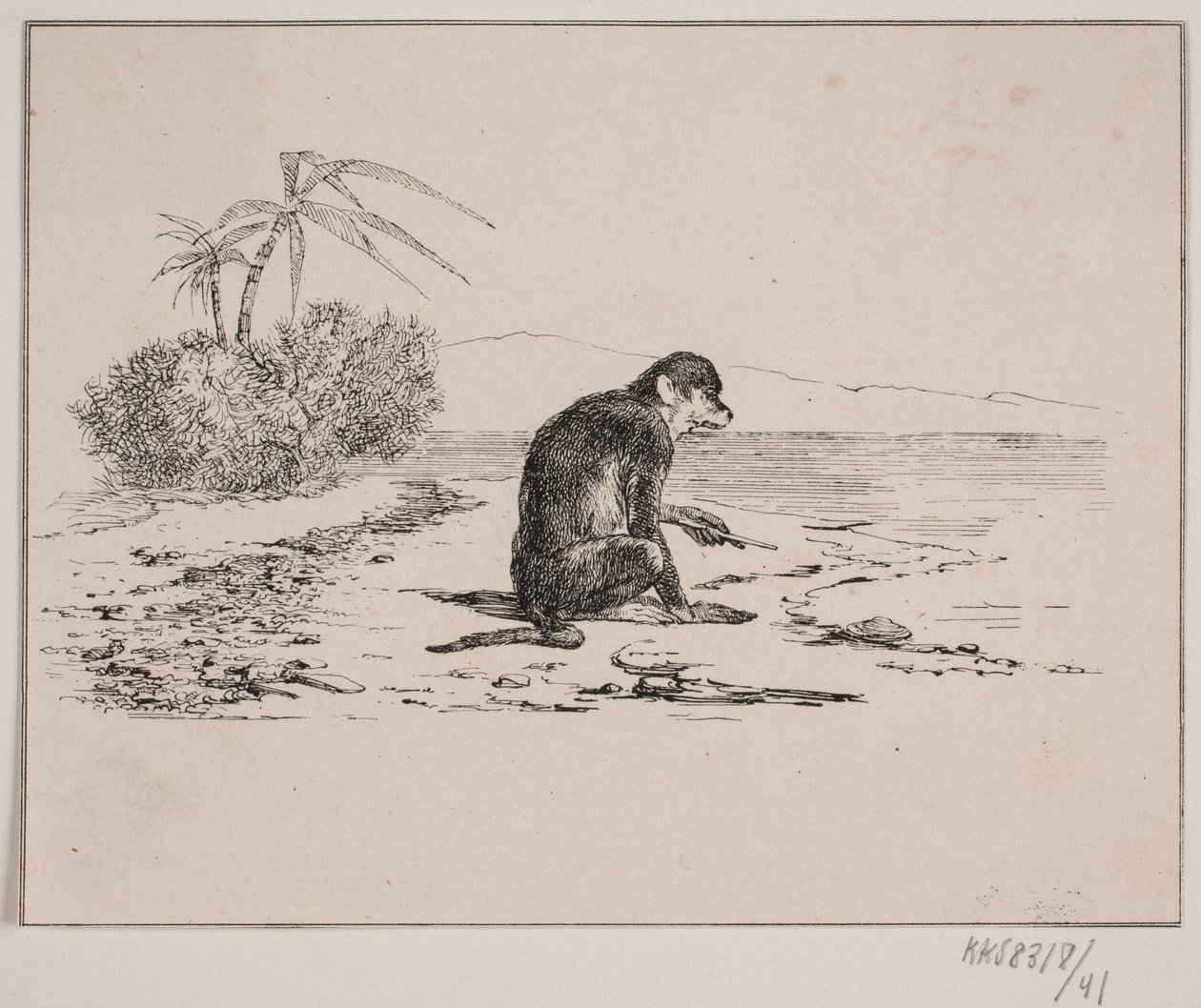 The Monkey by Johan Adolph Kittendorff: Buy fine art prints