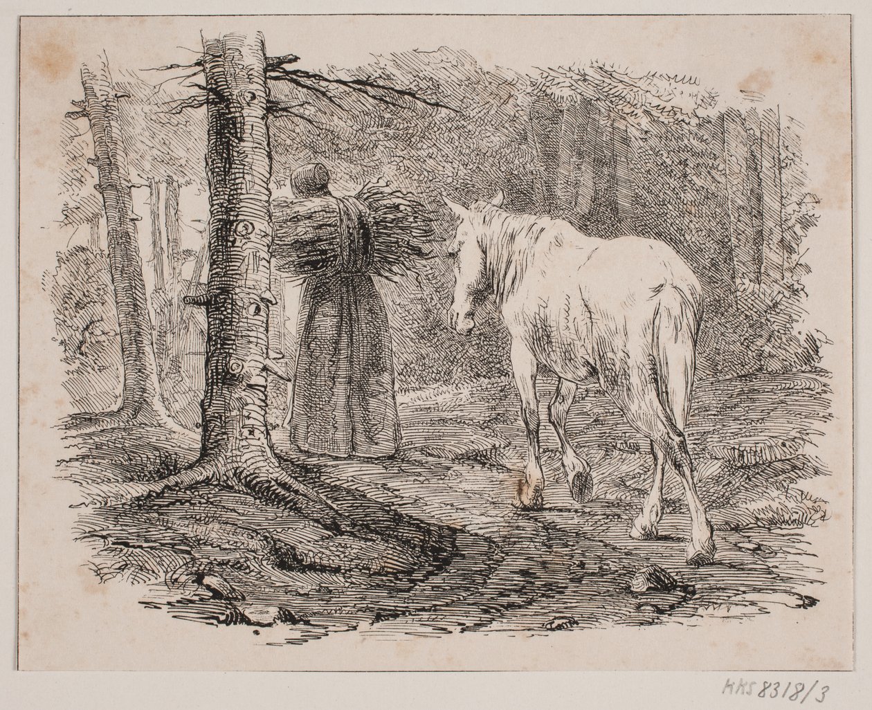 The Woman and the Horse by Johan Adolph Kittendorff