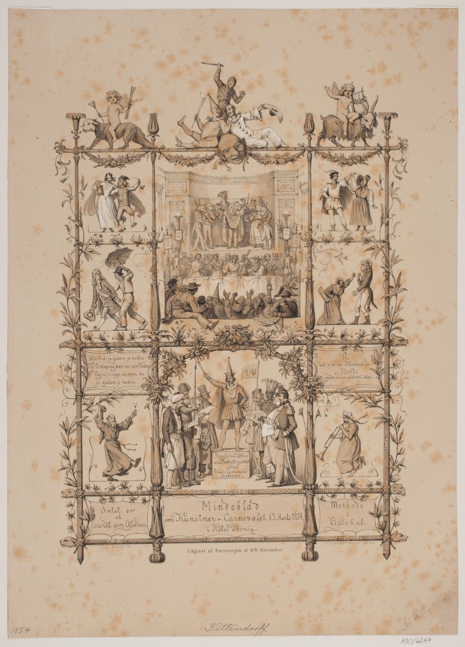 Memorial Sheet for the Artists