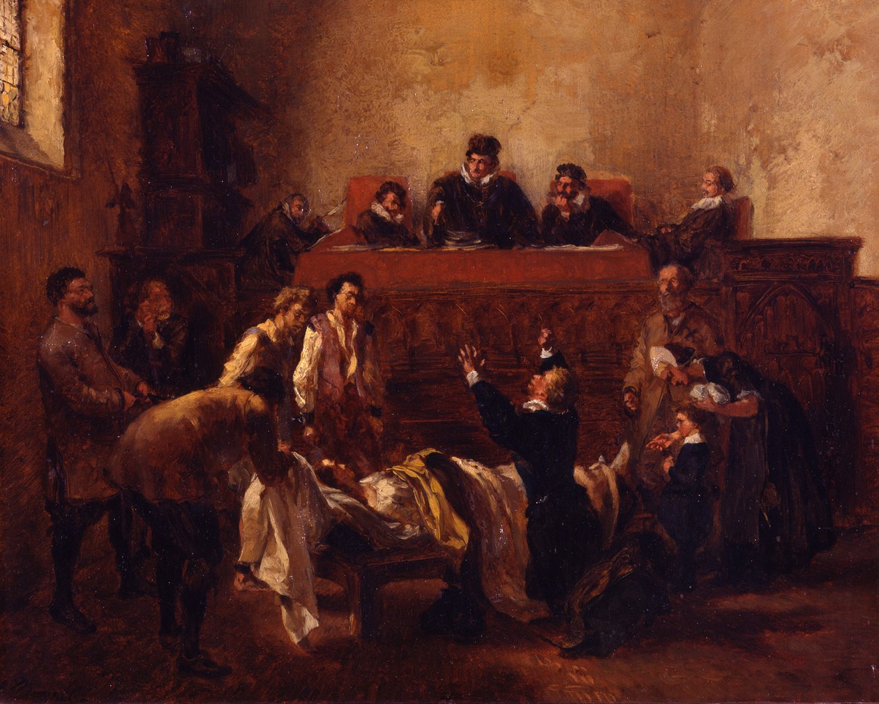 The Day of Judgment. Sketch by Adolph Menzel